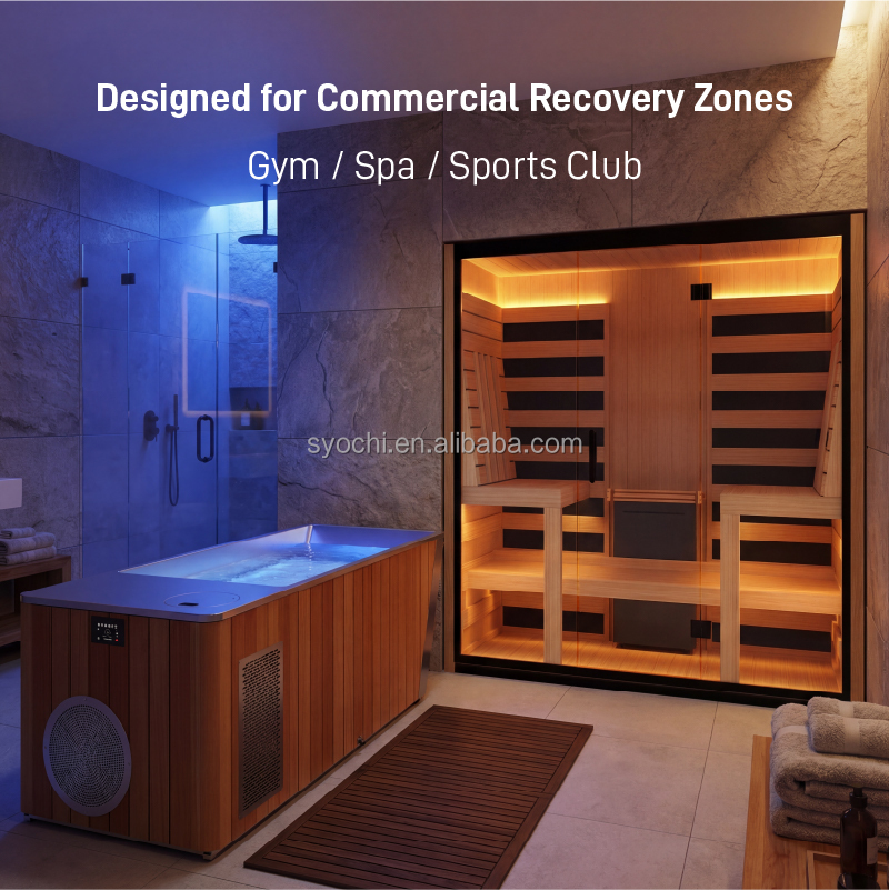 Spa Wellness Gym - System do terapii kontrastowej Syochi: sauna