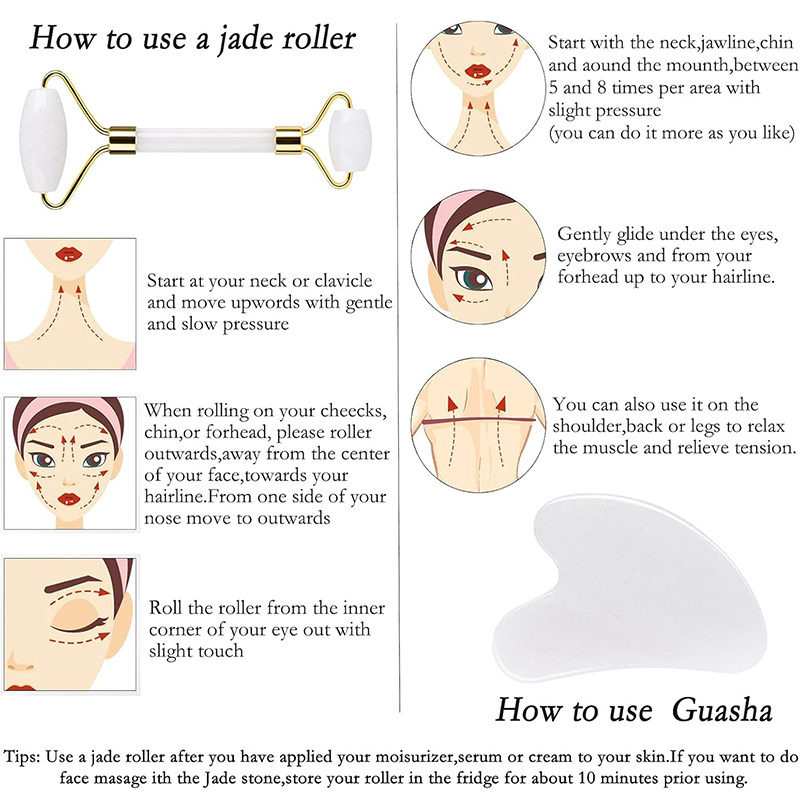 Naturalny Jadeitowy Roller do  – Jade Roller Stone recenzja i cena