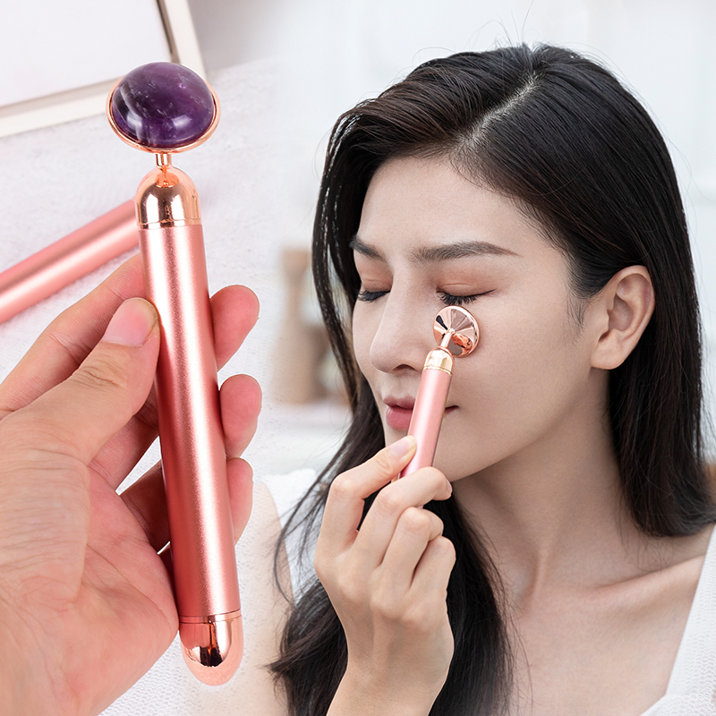 Natural Stone Rose Gold Electr – Jade Roller Stone recenzja i cena