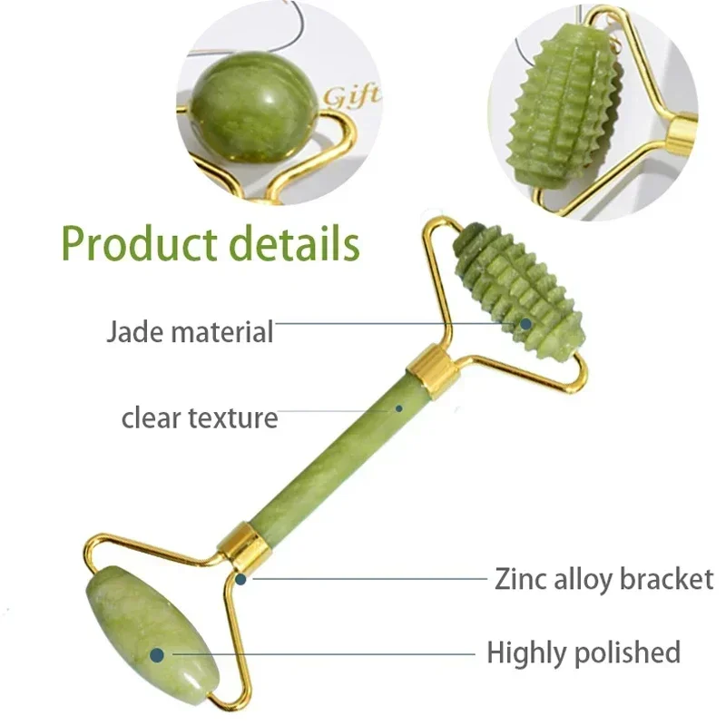 Naturalny jadeitowy roller do  – Jade Roller Stone recenzja i cena